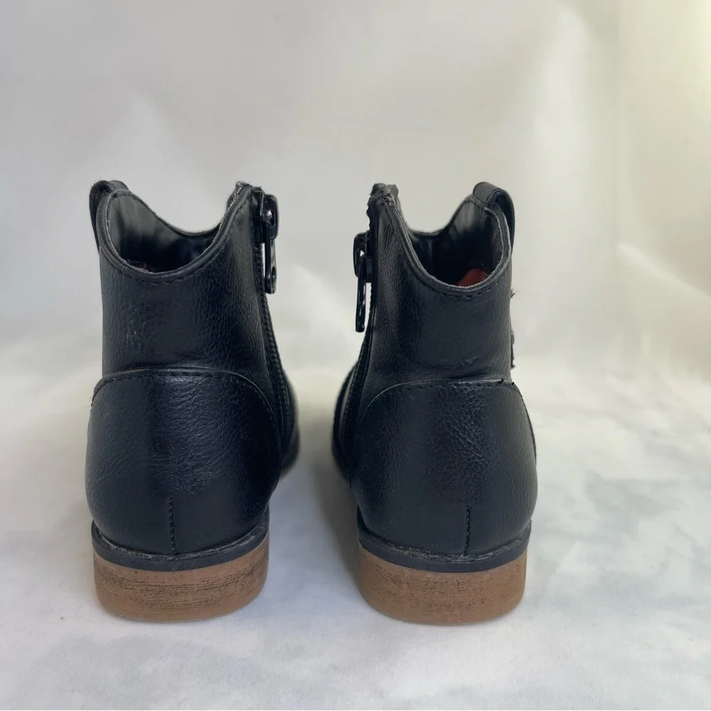 Little girl Black Ankle Boots Western Influence size 5